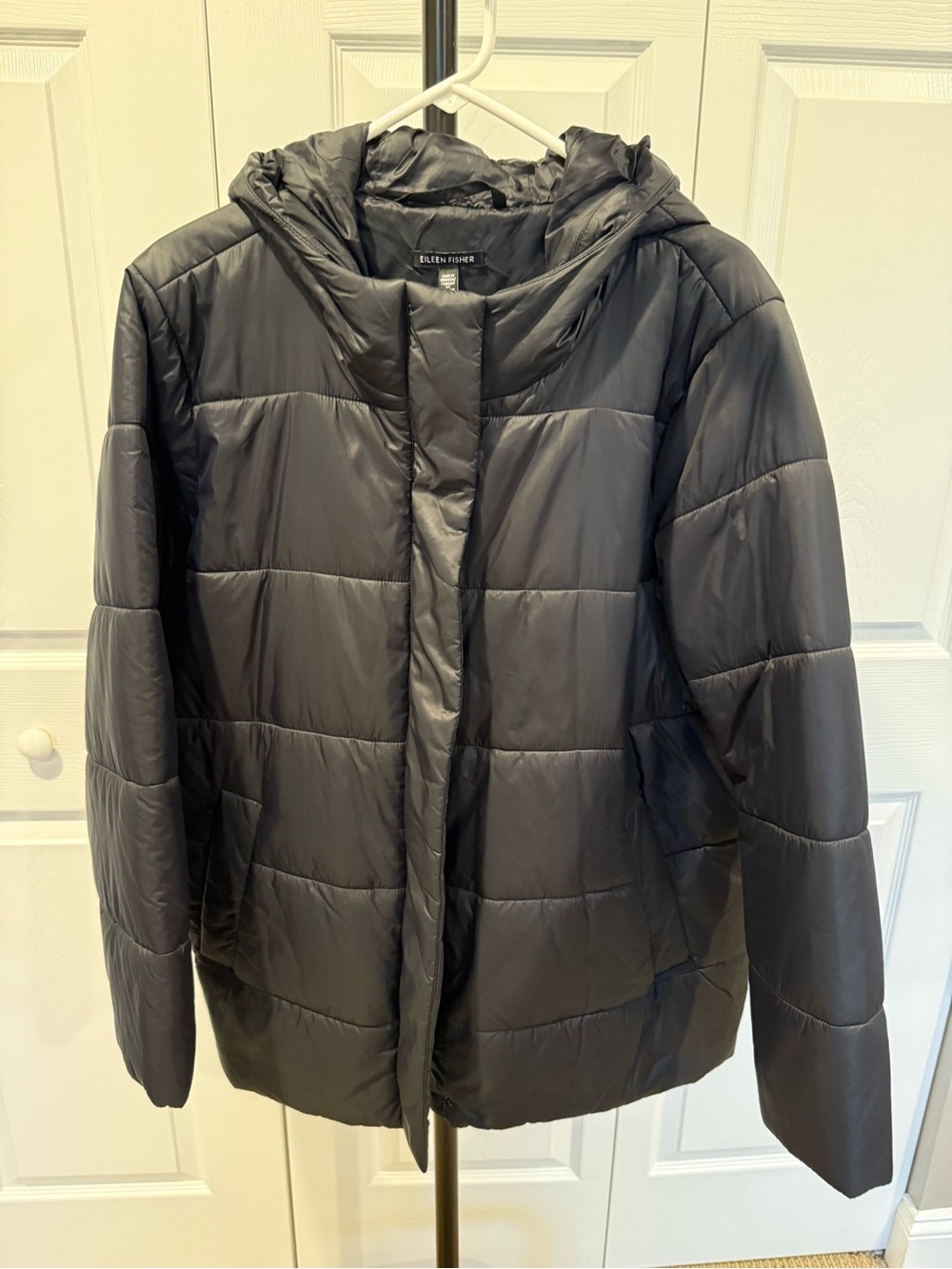Eileen Fisher Hooded Puffer Jacket